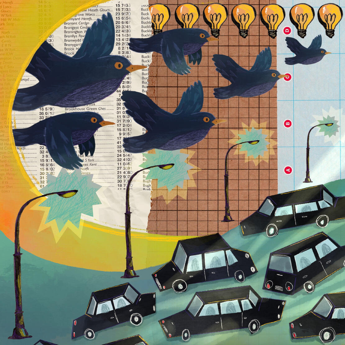 Suburbia Digital Illustration
